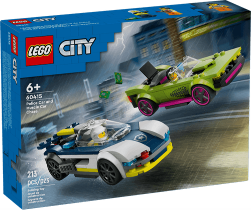 LEGO City Auto De Policía Y Potente Auto Deportivo 60415