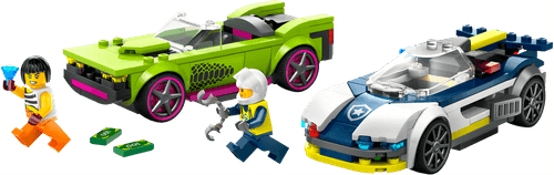LEGO City Auto De Policía Y Potente Auto Deportivo 60415