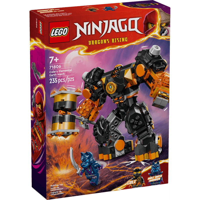 LEGO-Ninjago-Elemental-de-La-Tierra-De-Cole-71806