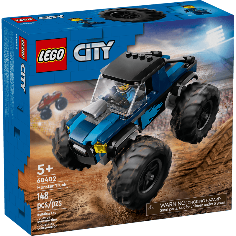 LEGO-City-Camioneta-Monstruo-Azul-60402