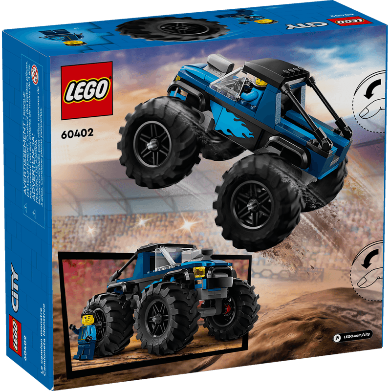 LEGO-City-Camioneta-Monstruo-Azul-60402