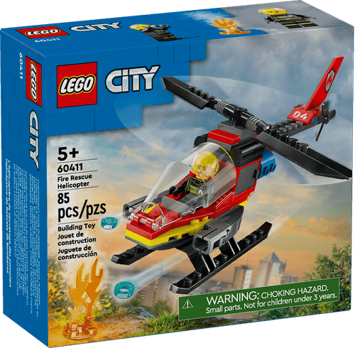 LEGO City Helicóptero De Rescate De Bomberos 60411