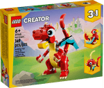 LEGO-Dragon-Rojo-3-en-1-Creator--31145