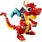 LEGO-Dragon-Rojo-3-en-1-Creator--31145