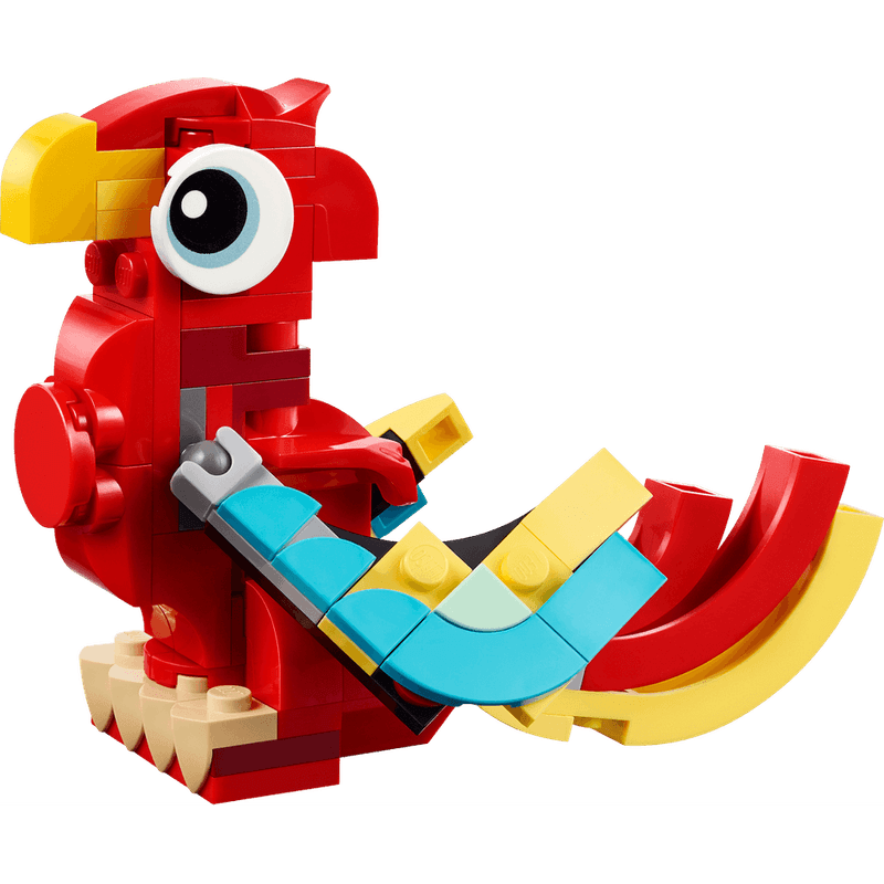 LEGO-Dragon-Rojo-3-en-1-Creator--31145