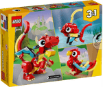 LEGO-Dragon-Rojo-3-en-1-Creator--31145