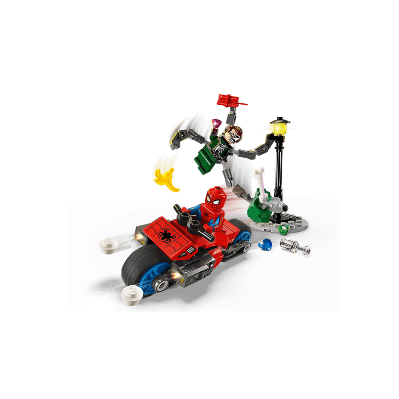 LEGO-Marvel-Persecucion-en-Moto--Spider-Man-vs.-Doc-Ock-76275