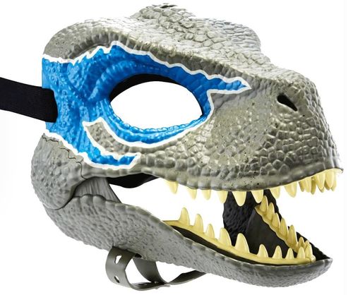 Jurassic World Máscara Electrónica de Dinosaurio Gris