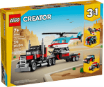 LEGO-Camion-Plataforma-con-Helicoptero-Creator-31146