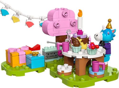 LEGO Animal Crossing Fiesta de cumpleaños de Azulino 77046