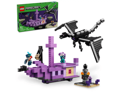 LEGO Minecraft El Dragón Ender y el Barco del End 21264