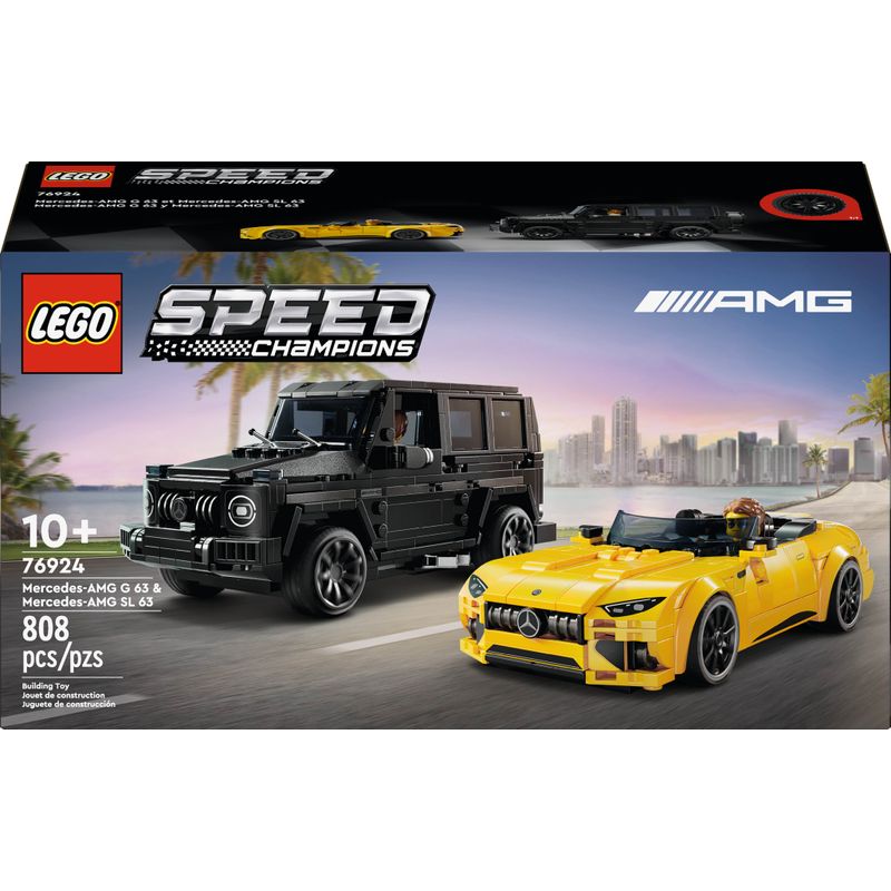 LEGO-Mercedes-AMG-G-63-y-Mercedes-AMG-SL-63-Speed-Champions-76924