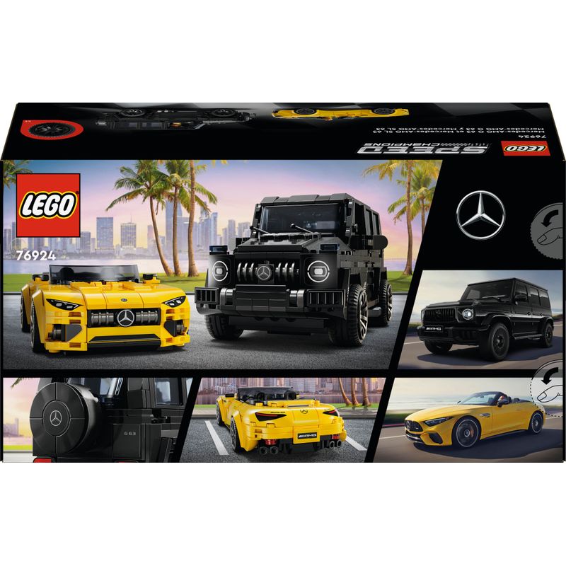 LEGO-Mercedes-AMG-G-63-y-Mercedes-AMG-SL-63-Speed-Champions-76924