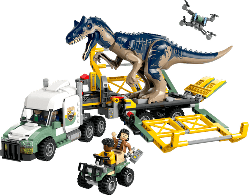LEGO Jurassic World Misiones Dinosaurio: Camión de Transporte del Allosaurus 76966