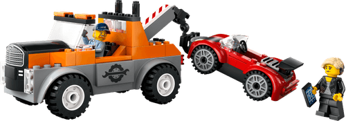 LEGO City Camión Grúa y Reparación del Auto Deportivo 60435