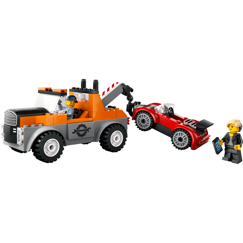 LEGO-City-Camion-Grua-y-Reparacion-del-Auto-Deportivo-60435