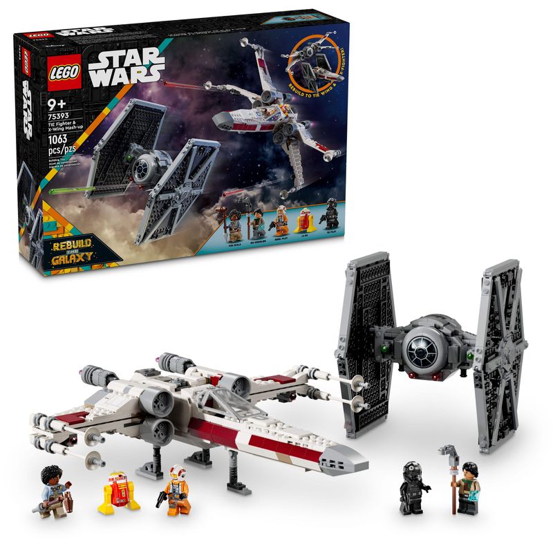 LEGO-Star-Wars--Caza-TIE-y-X-Wing-Fusionados-75393