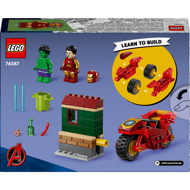 LEGO-Marvel-Iron-Man-con-Moto-y-Hulk-Super-Heroes-76287