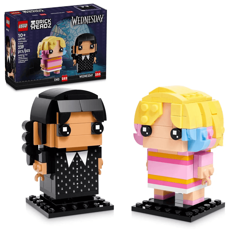 LEGO-Wednesday-BrickHeadz-2-Pack-de-Merlina-y-Enid-40750