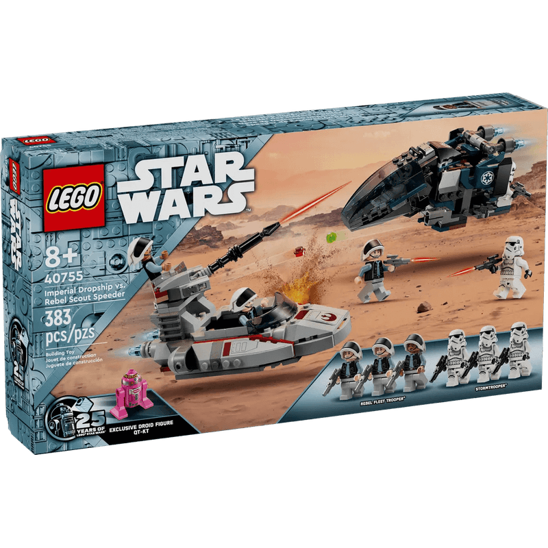 LEGO-Star-Wars-Nave-de-Descenso-Imperial-vs.-Speeder-de-Exploracion-Rebelde-40755