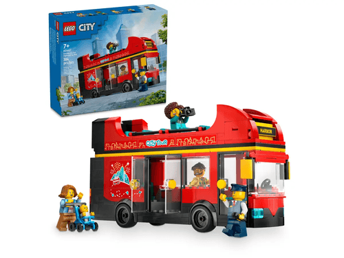 LEGO City Great Vehicles Autobús Turístico Rojo de Dos Plantas 60407