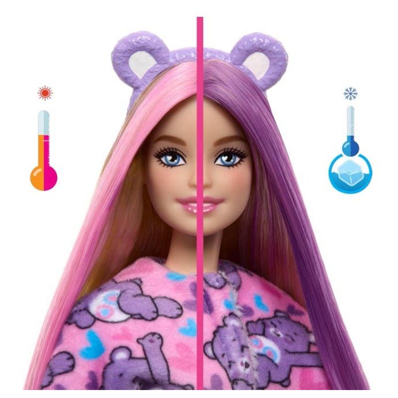 Mattel-Barbie-Cutie-Reveal-Muñeca-Ositos-Cariñositos-Sorpresa-Morado