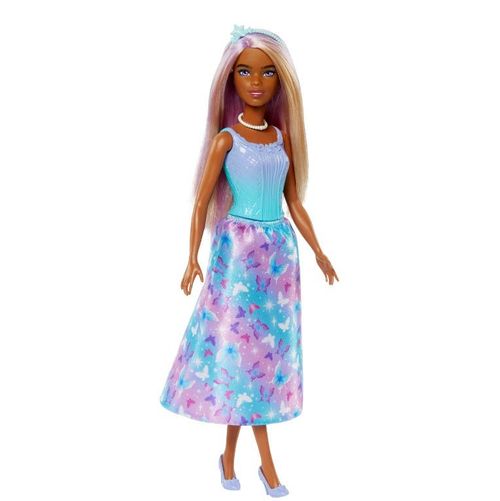 Barbie Doncellas Vestido Azul con Mariposas