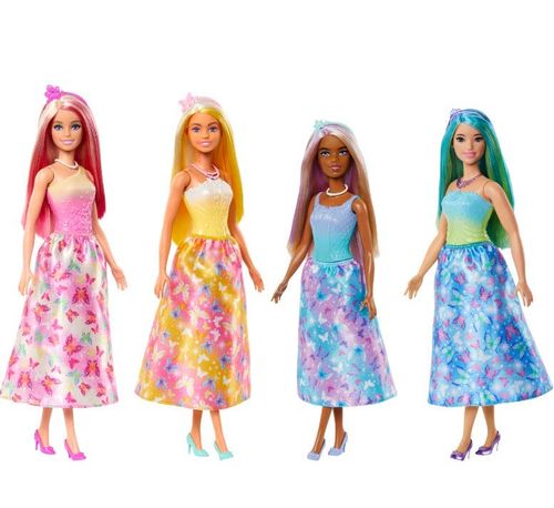 Barbie Doncellas Vestido Azul con Mariposas