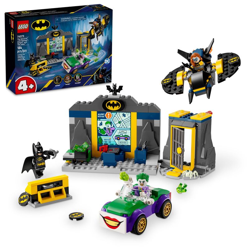 LEGO-Baticueva-con-Batman-Batgirl-y-The-Joker-Super-Heroes-76272