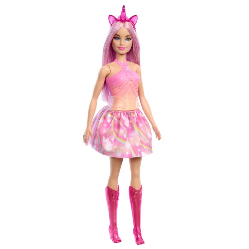Mattel-Barbie-Unicornio-Falda-DE-Ensueño-Rosa-HRR13