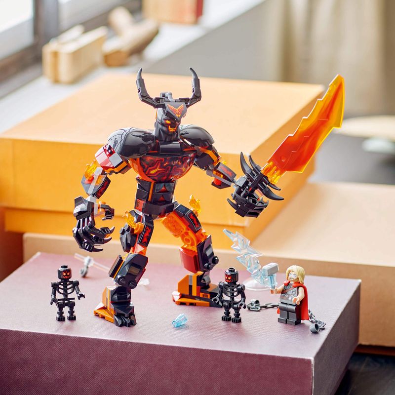 LEGO-Marvel-Thor-vs.-Figura-para-Construir-de-Surtur-Super-Heroes-76289