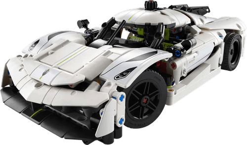 LEGO Hiperauto Koenigsegg Jesko Absolut Blanco Technic 42184