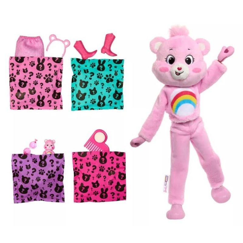 Mattel-Barbie-Cutie-Reveal-Muñeca-Ositos-Cariñositos-Sorpresa-Rosa