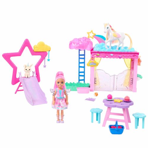 Barbie Chelsea  Set de Juegos A Touch of Magic con Bebé Pegaso