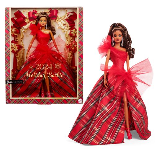 Barbie Signature Holiday 2024 Cabello Castaño