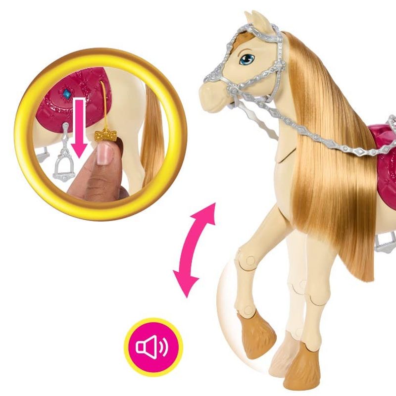 Mattel-Barbie-Set-de-Juego-Caballo-con-Accesorios