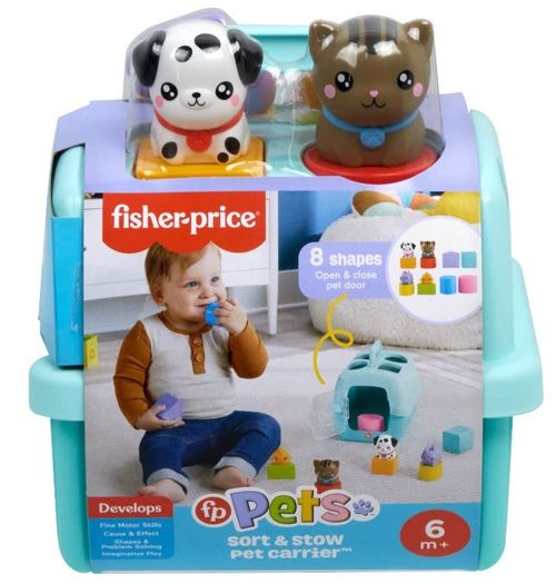 Juguetes para Bebés Fisher-Price Mis Bloques de Mascotas