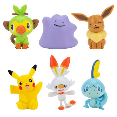 Pokémon Set de 6 Figuras de Batalla Multipack PKW2469