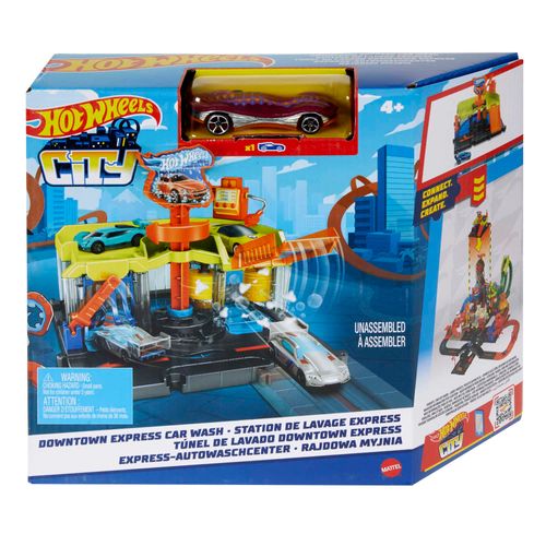 Hot Wheels City Set de Autolavado ¡Arma tu Ciudad!