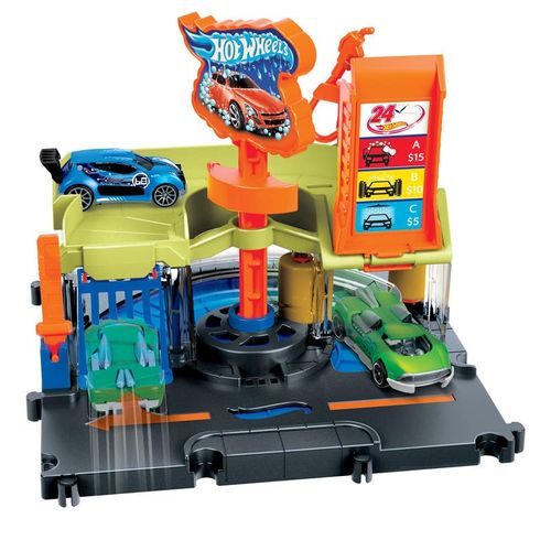 Hot Wheels City Set de Autolavado ¡Arma tu Ciudad!