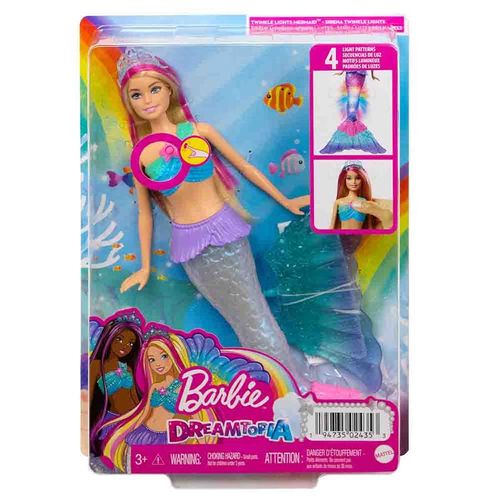 Barbie Dreamtopia Sirena con Luces Brillantes
