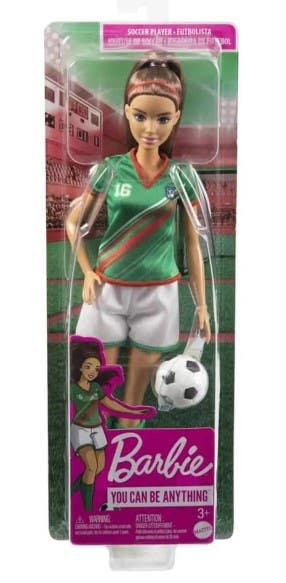 Barbie Futbolista Jersey Alternativo Selección Mexicana