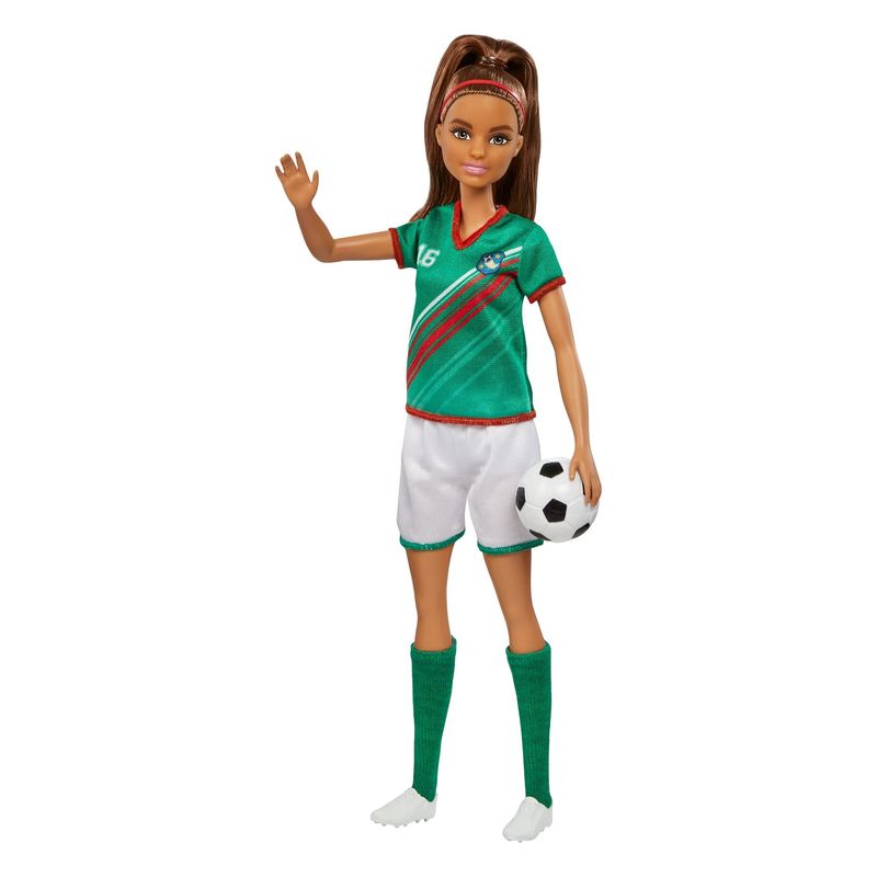 Mattel-Barbie-Jugadora-Futbol-Playera-Verde-HCN18