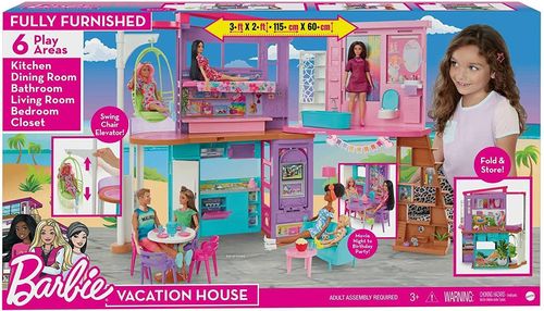Barbie Fashionista Casa de Muñecas Malibu