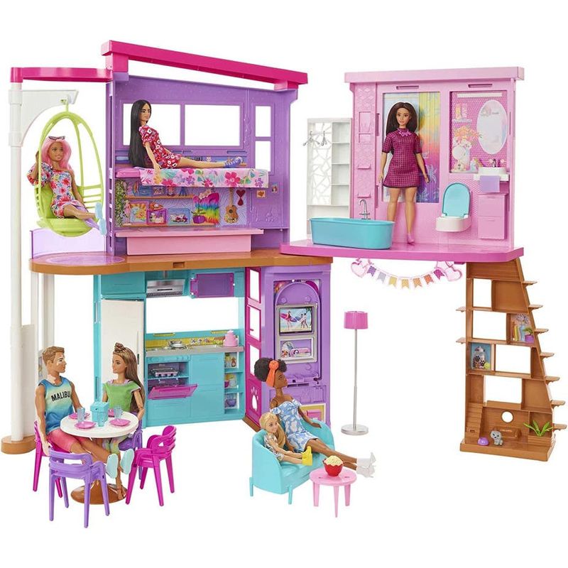 Mattel-Barbie-Casa-de-Muñecas-Malibu