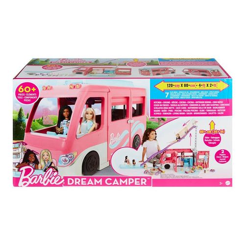 Barbie Fashionista Camper de los Sueños con Tobogan