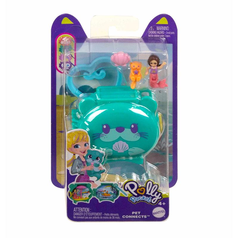 Mattel-Polly-Pocket-Mini-Mundo-de-Mascotas-Nutria-GYV99