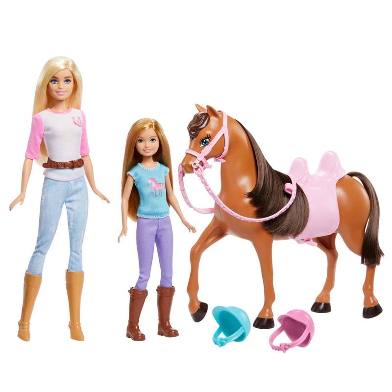 Mattel-Barbie-Set-de-Juego-Diversion-con-Caballos-GXD65