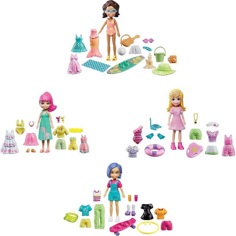 Mattel-Polly-Pocket-Super-Coleccion-Acuatica-De-Modas-GXV25