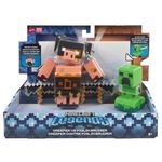 Mattel-Minecraft-2-Pack-Creeper-vs-Piglin-Bruiser-GYR98